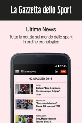 La Gazzetta dello Sport android App screenshot 15