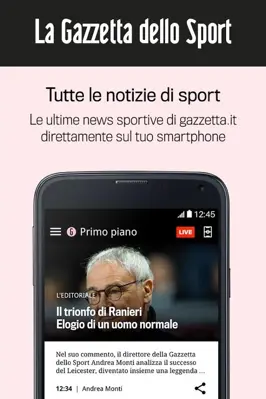 La Gazzetta dello Sport android App screenshot 16