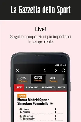 La Gazzetta dello Sport android App screenshot 11