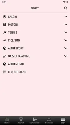 La Gazzetta dello Sport android App screenshot 3