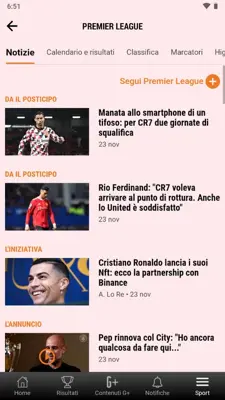 La Gazzetta dello Sport android App screenshot 4